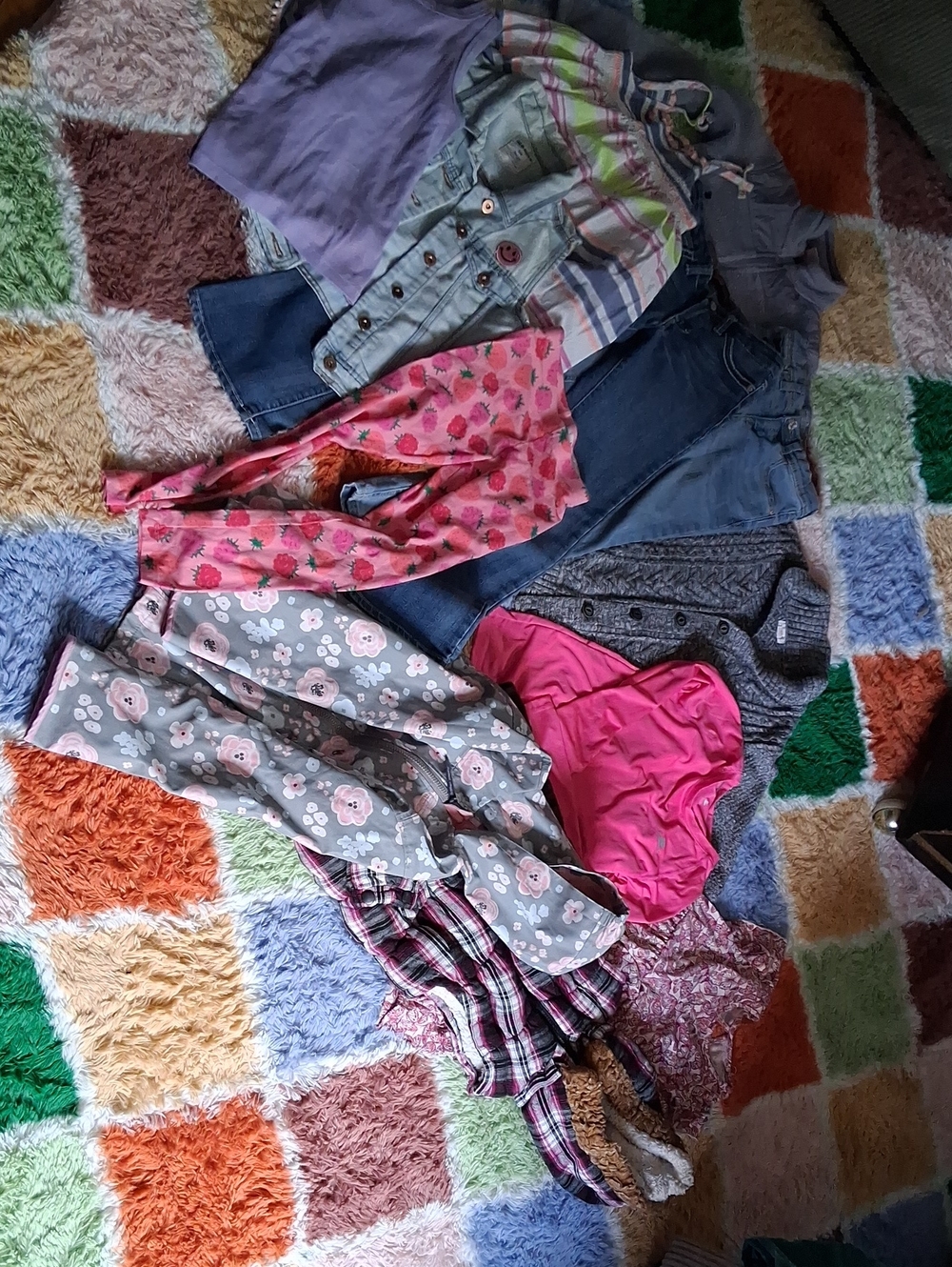 Bundle of Girls Clothes size  7/8 - 10, Back To School Bundle - 12 Items